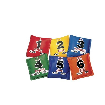 Sportime BEAN BAG - UTILITY/SEQUENCING - - SET OF 6 PK FB951-6C